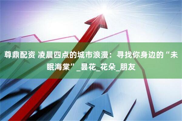 尊鼎配资 凌晨四点的城市浪漫：寻找你身边的“未眠海棠”_昙花_花朵_朋友